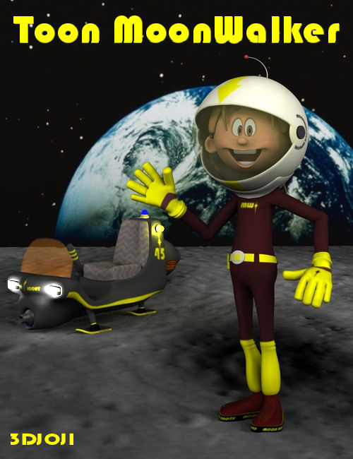 Toon MoonWalker Toon MoonWalker by: 3djoji, 3D Models by Daz 3D