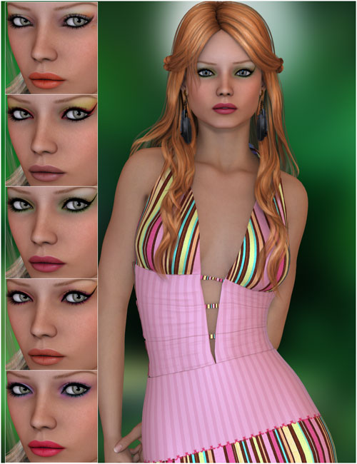 Caitlyn For Victoria 4.2 and Genesis by: Belladzines, 3D Models by Daz 3D
