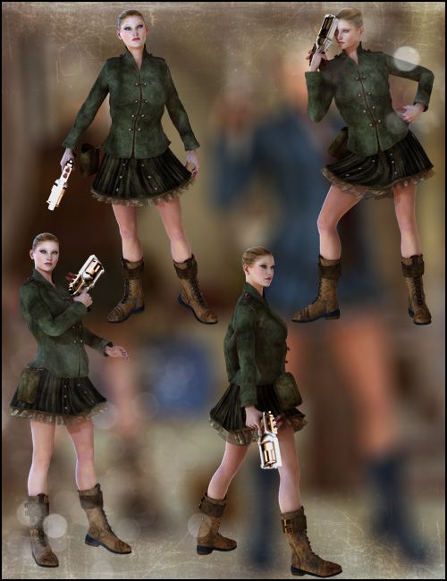 Lady Blaze for Genesis by: Orion1167xenic101, 3D Models by Daz 3D