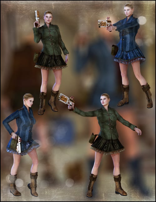 Lady Blaze for Genesis by: Orion1167xenic101, 3D Models by Daz 3D