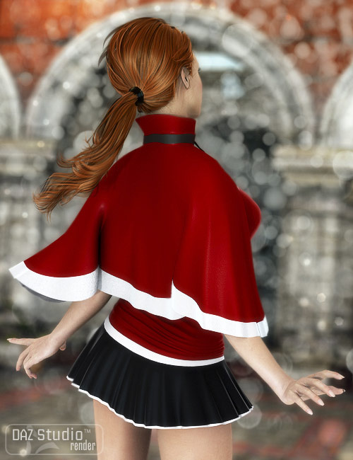 Wicked Red Cape by: Xena, 3D Models by Daz 3D