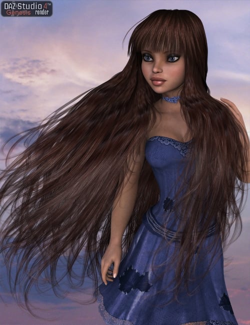 Aspasia Hair by: 3DreamMairy, 3D Models by Daz 3D