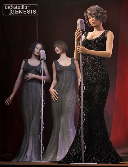 Genesis Evening Gown Textures Genesis Evening Gown Textures by: Sarsa, 3D Models by Daz 3D