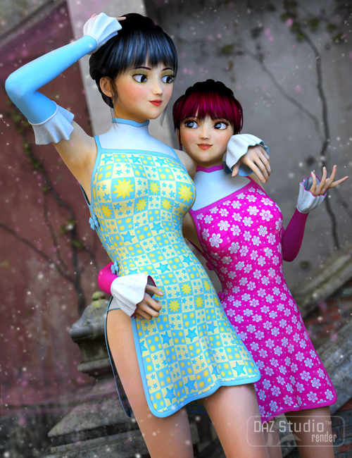 Anime Dress for Genesis Textures Anime Dress for Genesis Textures by: Sarsa, 3D Models by Daz 3D