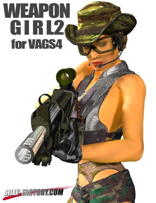 WEAPON GIRL 2 for VAGS4 by: BILLY-T, 3D Models by Daz 3D
