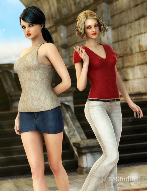 Casual Afternoon Textures Casual Afternoon Textures by: Sarsa, 3D Models by Daz 3D