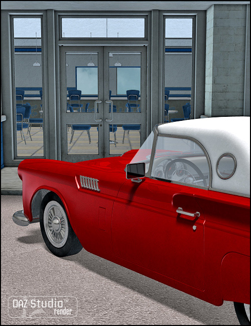 Cherry Bomb for Luxury Car 1950 by: Sarsa, 3D Models by Daz 3D