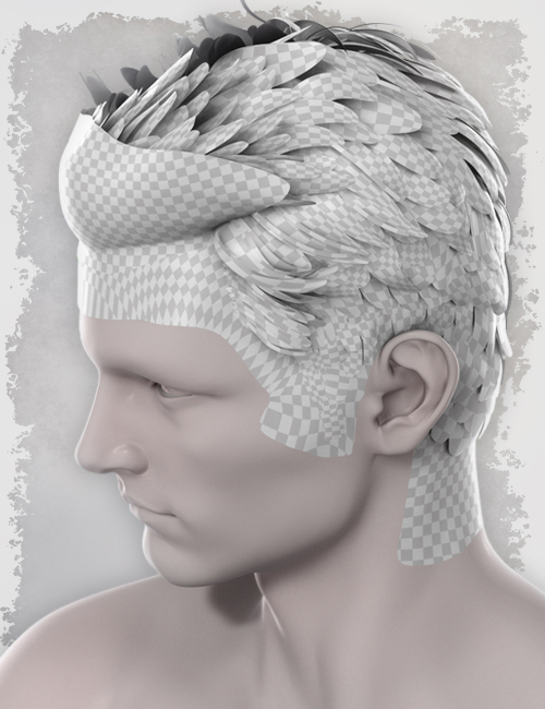 Michael 5 Elite Hair by: , 3D Models by Daz 3D