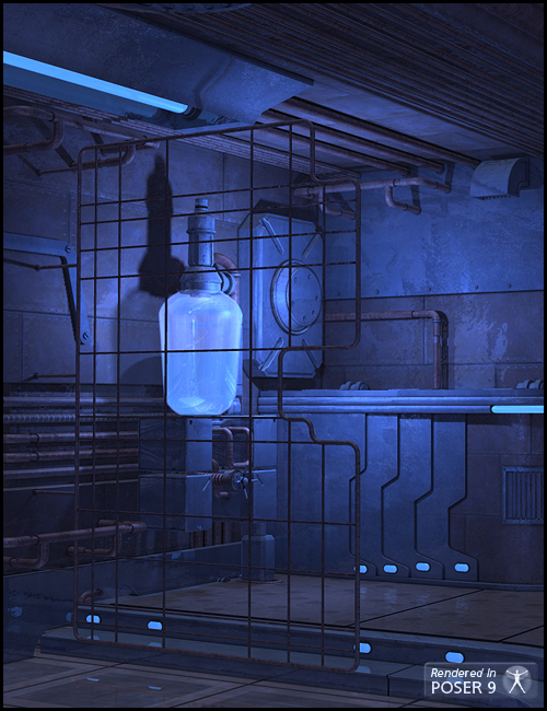 SciFi Interior by: SoulessEmpathy, 3D Models by Daz 3D