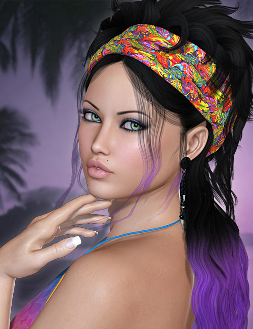 ToXic Caribbean Queen by: Jessaii, 3D Models by Daz 3D
