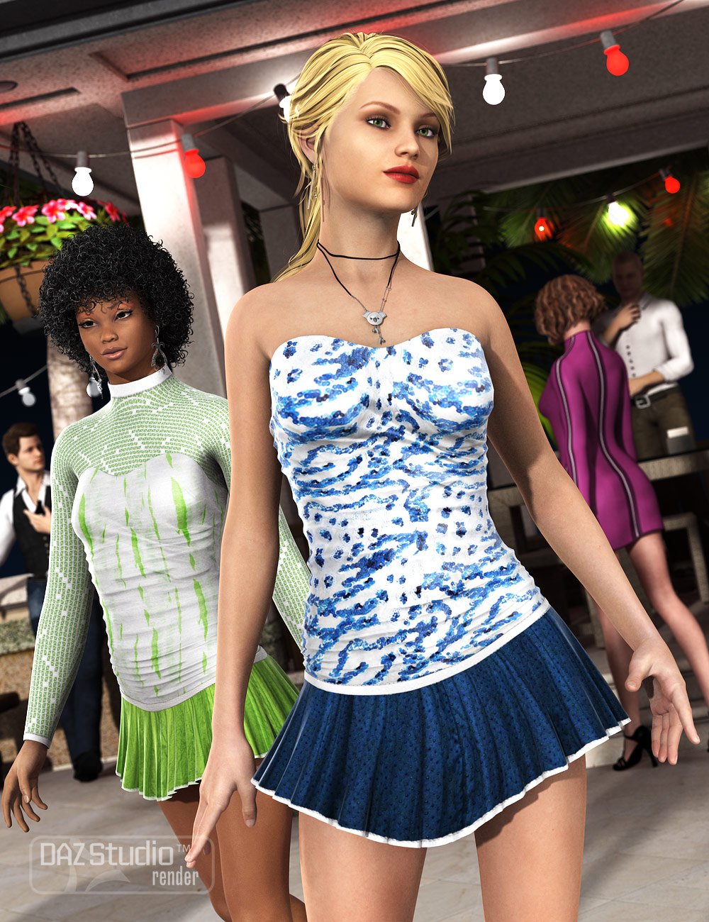 Wicked Wear Lace Textures by: Sarsa, 3D Models by Daz 3D