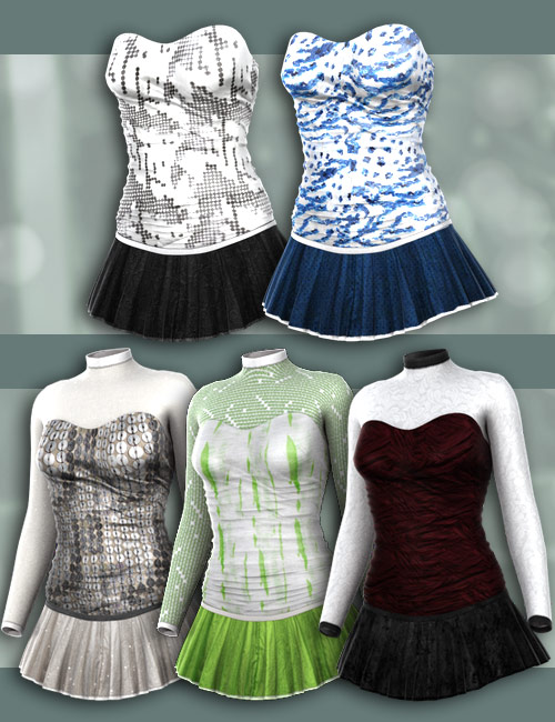 Wicked Wear Lace Textures by: Sarsa, 3D Models by Daz 3D