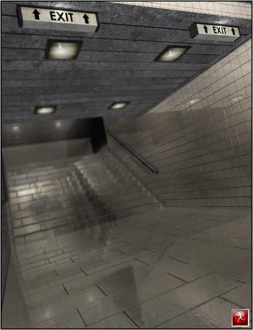 The Central District Subway Station by: ForbiddenWhispersFWDesign, 3D Models by Daz 3D