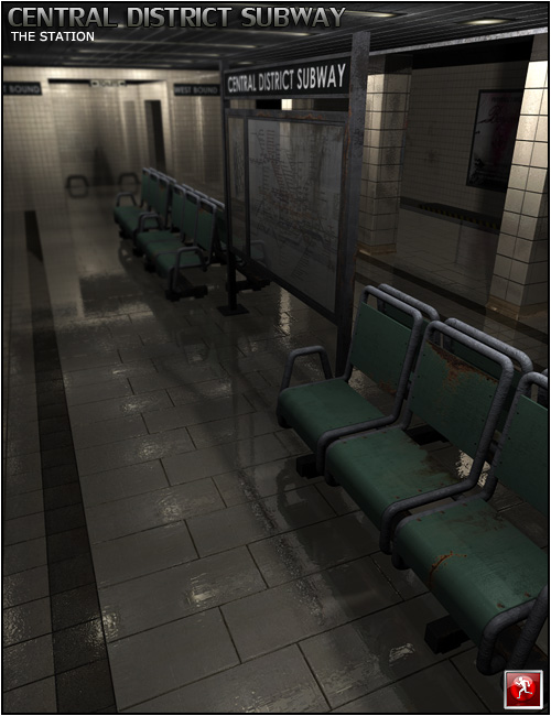 The Central District Subway Station The Central District Subway Station by: ForbiddenWhispersFWDesign, 3D Models by Daz 3D