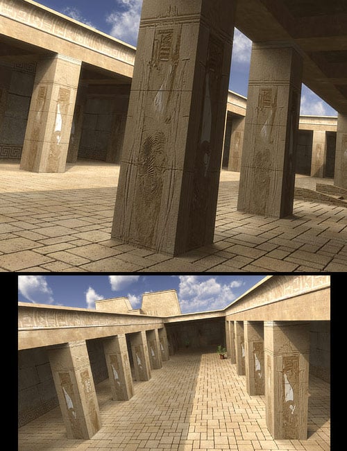 Egypt City for DS by: Dreamlight, 3D Models by Daz 3D