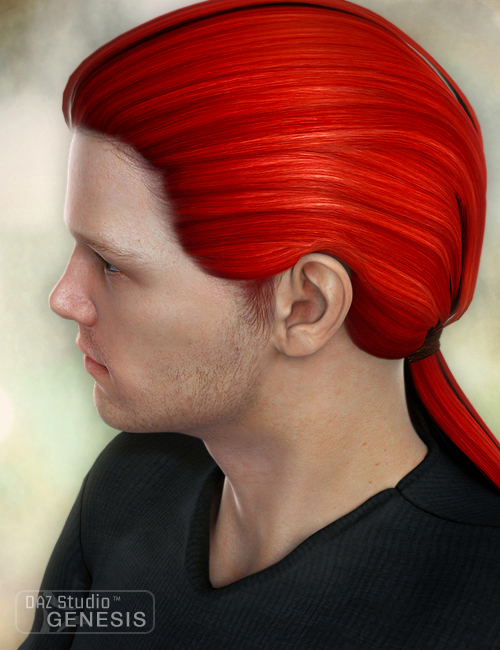 Pure Hair: Sleek for Genesis by: , 3D Models by Daz 3D