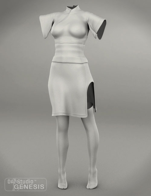 Katumi Dress by: Barbara Brundon, 3D Models by Daz 3D