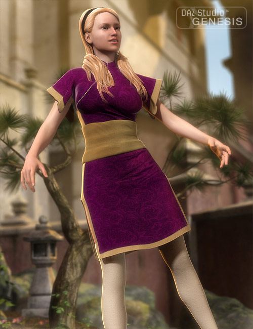Katumi Dress Textures by: Sarsa, 3D Models by Daz 3D
