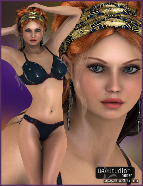 Morgan For Victoria 4.2 and Genesis by: Belladzines, 3D Models by Daz 3D