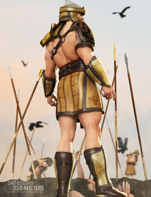 Heracles for Genesis by: LesthatVal3dart, 3D Models by Daz 3D