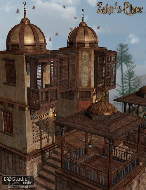 DMs Zahirs Palace DMs Zahirs Palace by: Daniemarforno, 3D Models by Daz 3D
