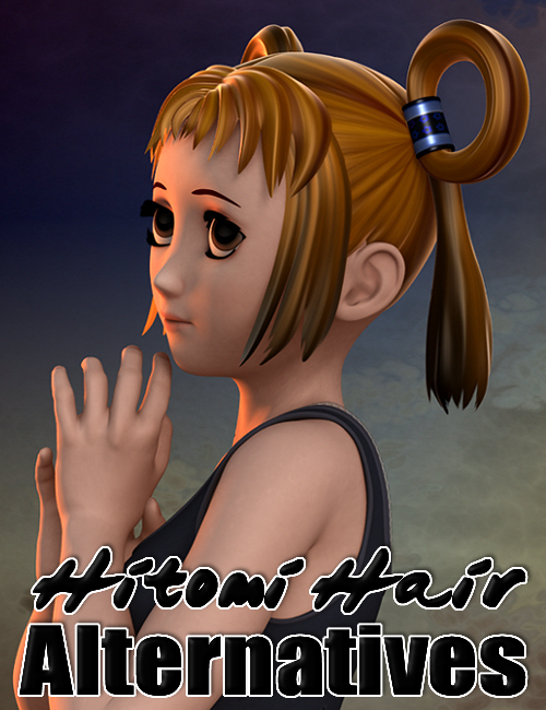 Hitomi Hair Alternatives by: IDG DesignsDestinysGarden, 3D Models by Daz 3D