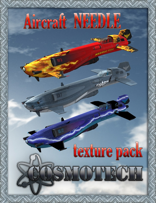 Aircraft Needle Texture Pack by: petipet, 3D Models by Daz 3D
