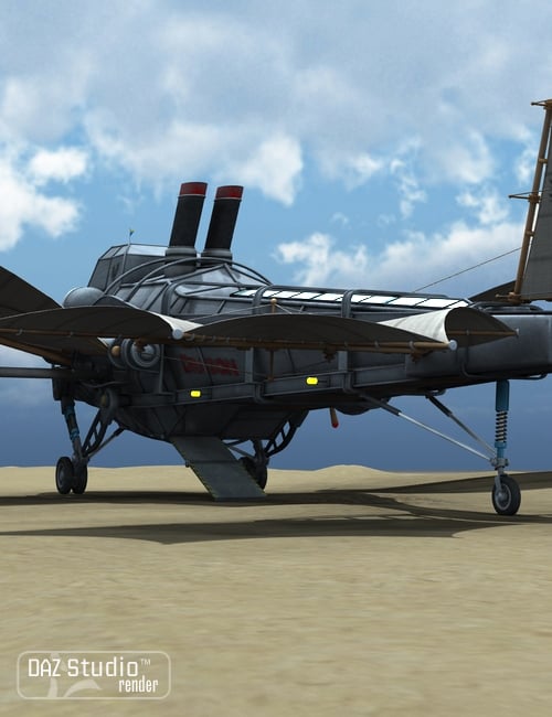Steam Aircraft Dragon by: petipet, 3D Models by Daz 3D