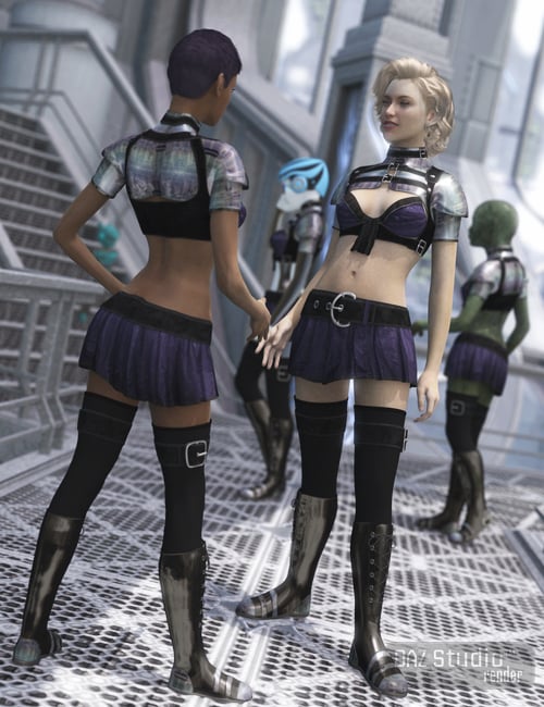 Sci Fi Academy Uniform by: Barbara BrundonSarsa, 3D Models by Daz 3D