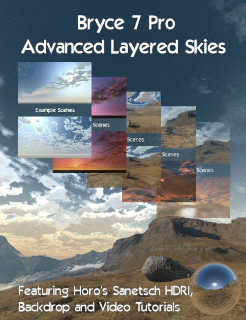 Bryce 7 Pro Advanced Layered Skies by: David BrinnenHoro, 3D Models by Daz 3D