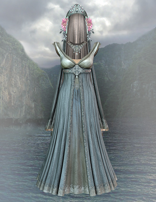 Lady of the Lake for Genesis by: SarsaLady Littlefox, 3D Models by Daz 3D