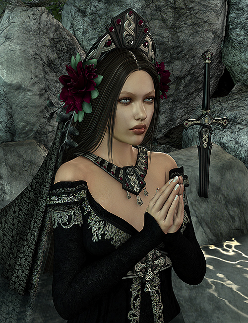 Lady of the Lake for Victoria 4 Lady of the Lake for Victoria 4 by: SarsaLady Littlefox, 3D Models by Daz 3D
