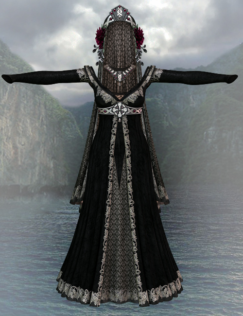 Lady of the Lake for Victoria 4 by: SarsaLady Littlefox, 3D Models by Daz 3D