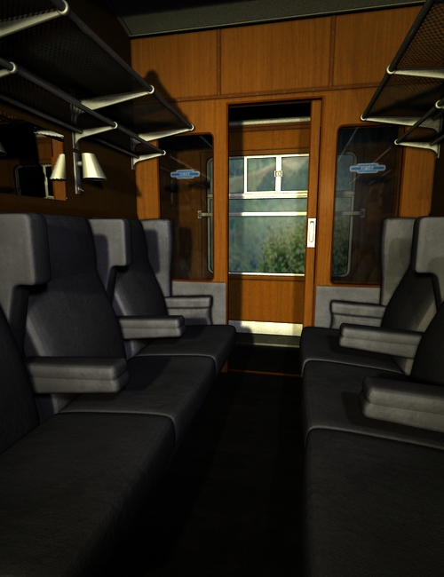 Mk1 Railway Carriage by: Dogz, 3D Models by Daz 3D