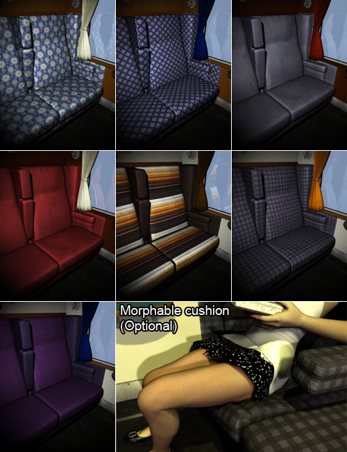 Mk1 Railway Carriage Mk1 Railway Carriage by: Dogz, 3D Models by Daz 3D