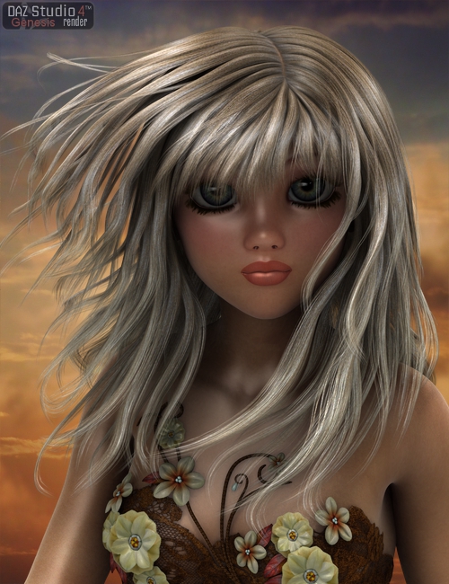 Xenia Hair by: 3DreamMairy, 3D Models by Daz 3D