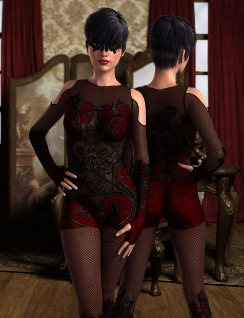 Mardi Gras Supersuit Mardi Gras Supersuit by: Ravnheart, 3D Models by Daz 3D
