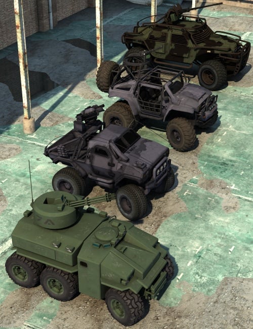 DzFire's Vehicle Pak 1 by: DzFire, 3D Models by Daz 3D