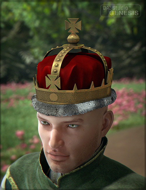 Crowns for Genesis by: Valandar, 3D Models by Daz 3D