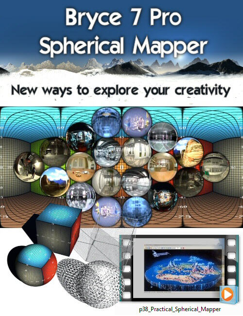Bryce 7 Pro Spherical Mapper by: David BrinnenHoro, 3D Models by Daz 3D