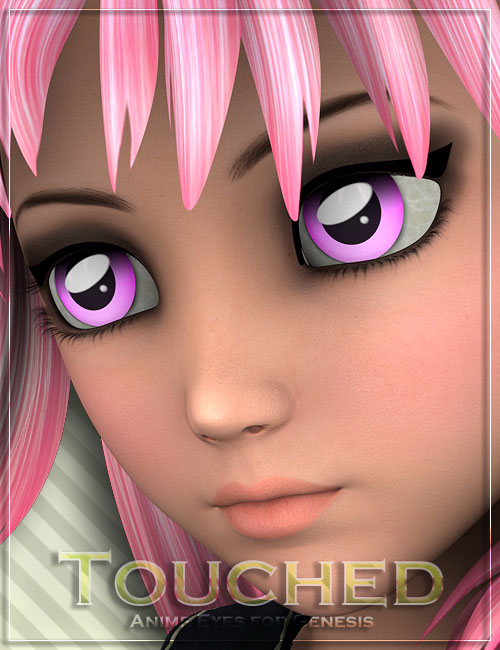 Touched Anime Eyes for Genesis | Daz 3D
