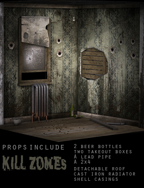 KillZones The Apartment by: The AntFarm, 3D Models by Daz 3D