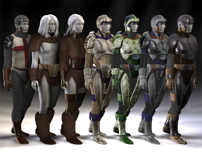 Supersuit Fantasy Pack Supersuit Fantasy Pack by: , 3D Models by Daz 3D