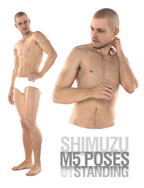M5 Poses 01 Standing by: Shimuzu, 3D Models by Daz 3D