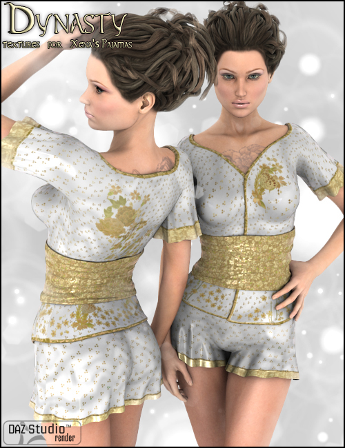 Dynasty Textures for Wicked Pyjama Party by: Morris, 3D Models by Daz 3D