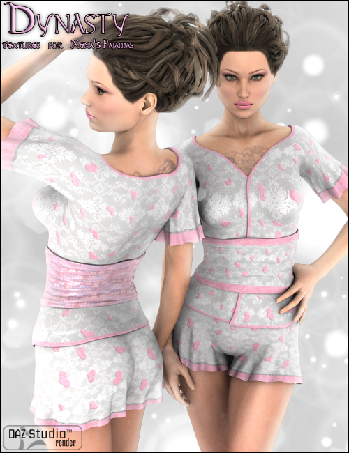 Dynasty Textures for Wicked Pyjama Party Dynasty Textures for Wicked Pyjama Party by: Morris, 3D Models by Daz 3D