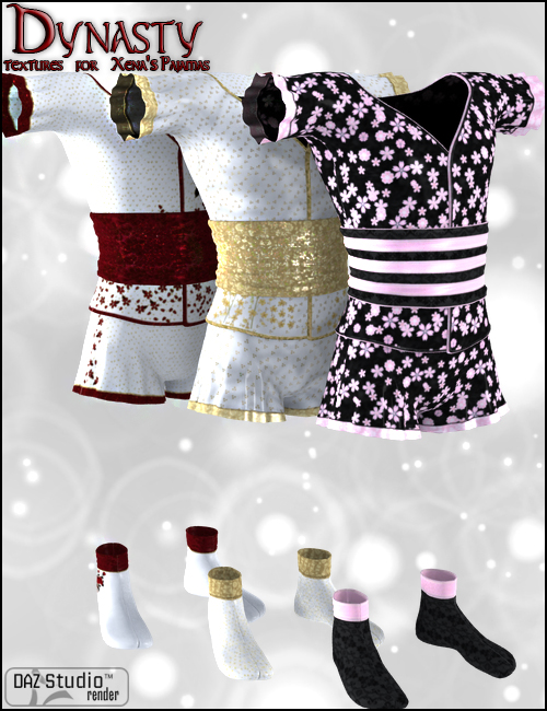 Dynasty Textures for Wicked Pyjama Party by: Morris, 3D Models by Daz 3D