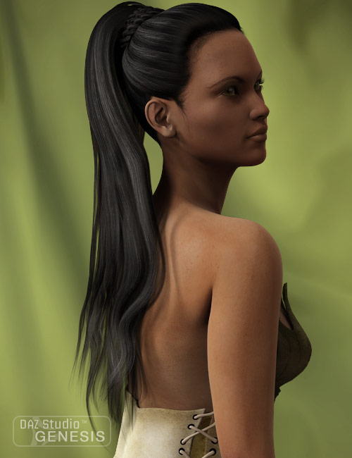 Pure Hair: Wild for Genesis by: , 3D Models by Daz 3D