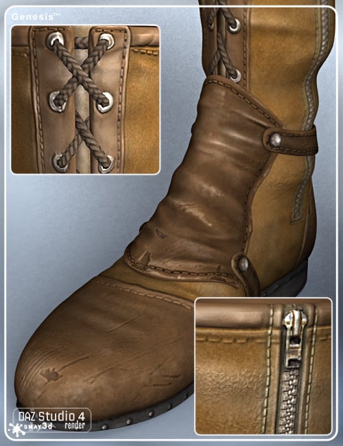 Stalker Girl Boots for Genesis by: smay, 3D Models by Daz 3D