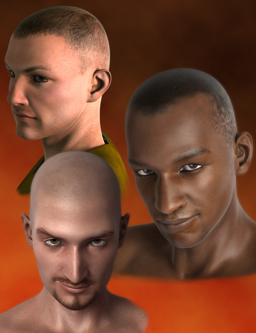 Men of Character II by: Cris Palomino, 3D Models by Daz 3D